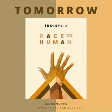 Gráfica de RACE to Be Human para redes sociales 3